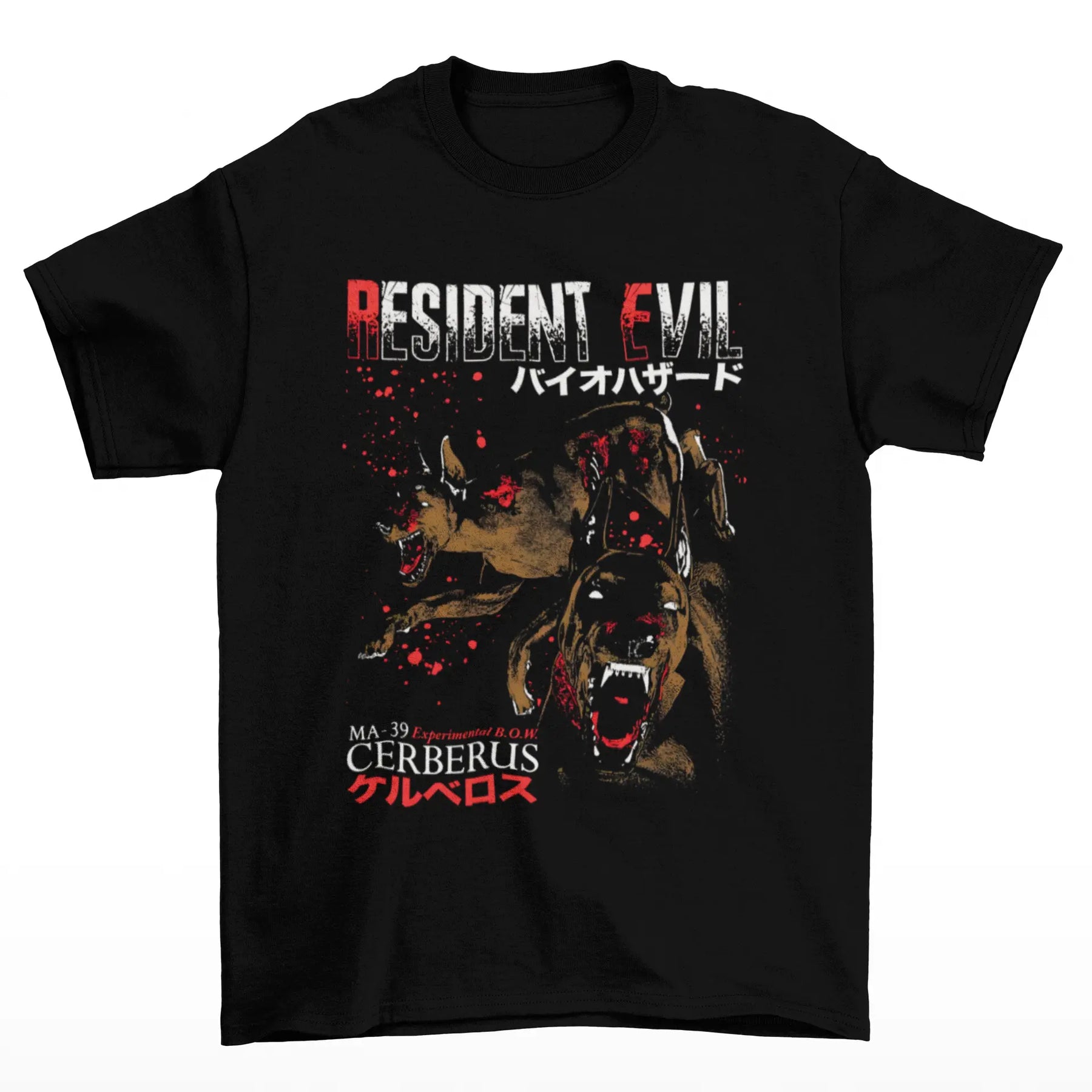 Camiseta Algodão Premium Resident Evil – Cerberus MA-39