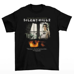 Camiseta Algodão Premium Silent Hill 2 – Visões da Culpa