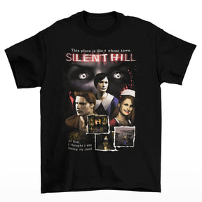 Camiseta Algodão Premium Silent Hill – Ghost Town Edition