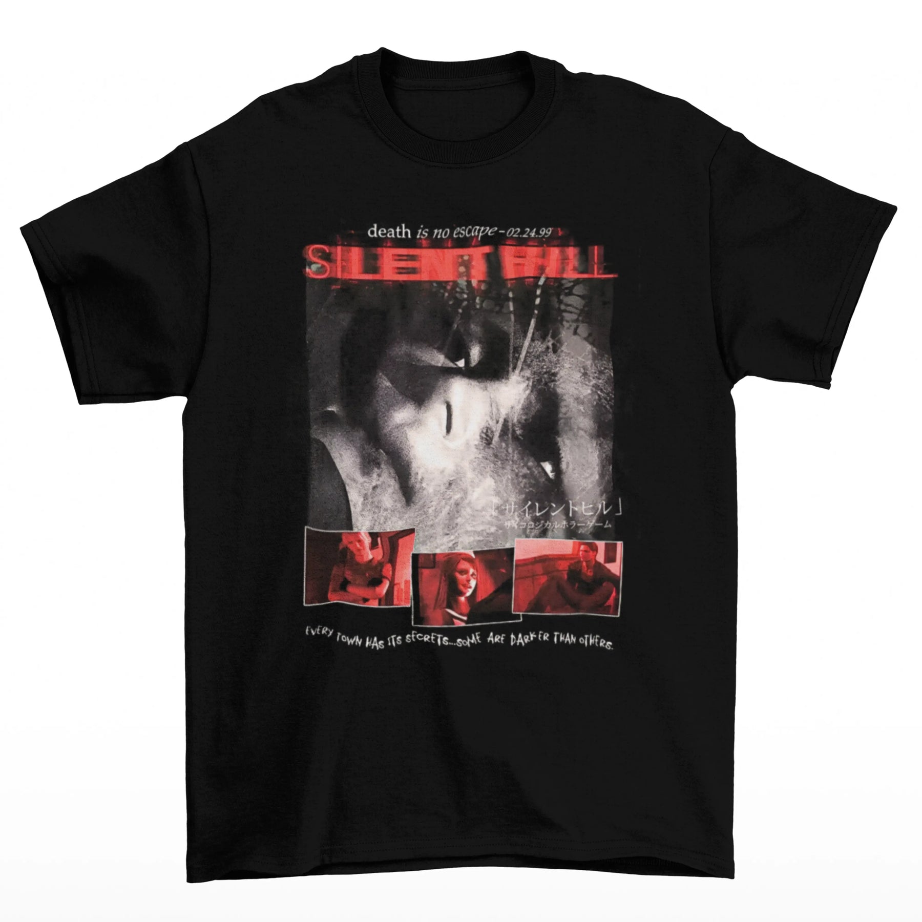 Camiseta Algodão Premium Silent Hill – Death Is No Escape