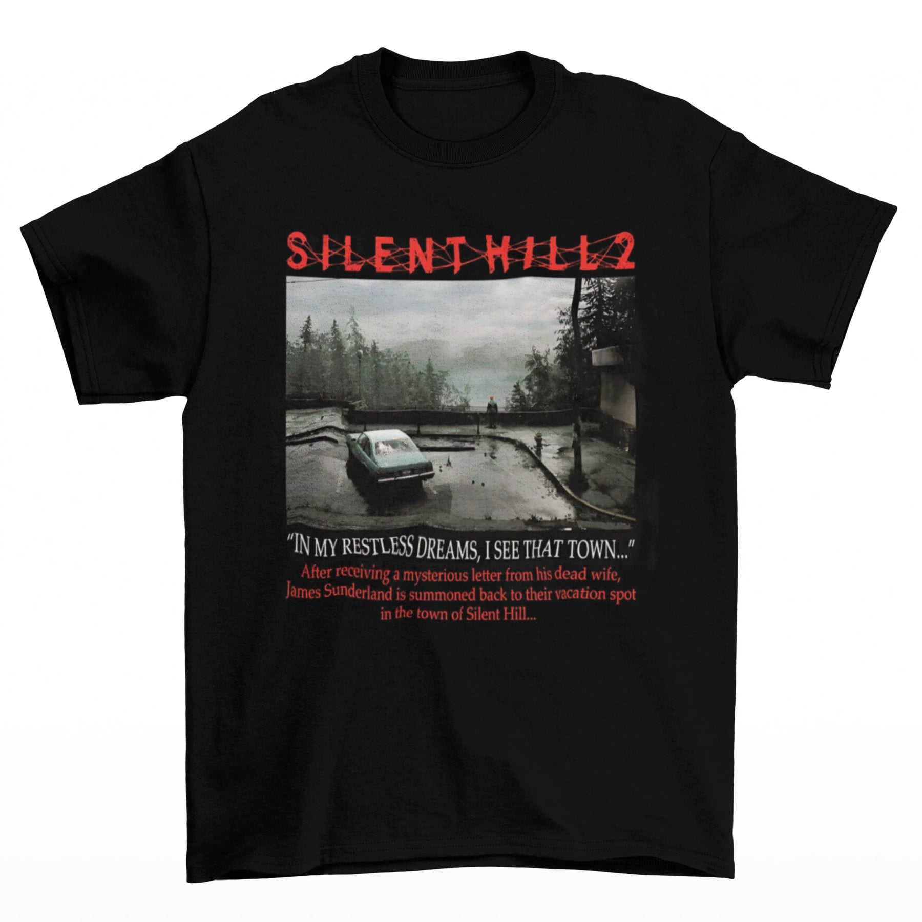 Camiseta Algodão Premium Silent Hill 2 – In My Restless Dreams