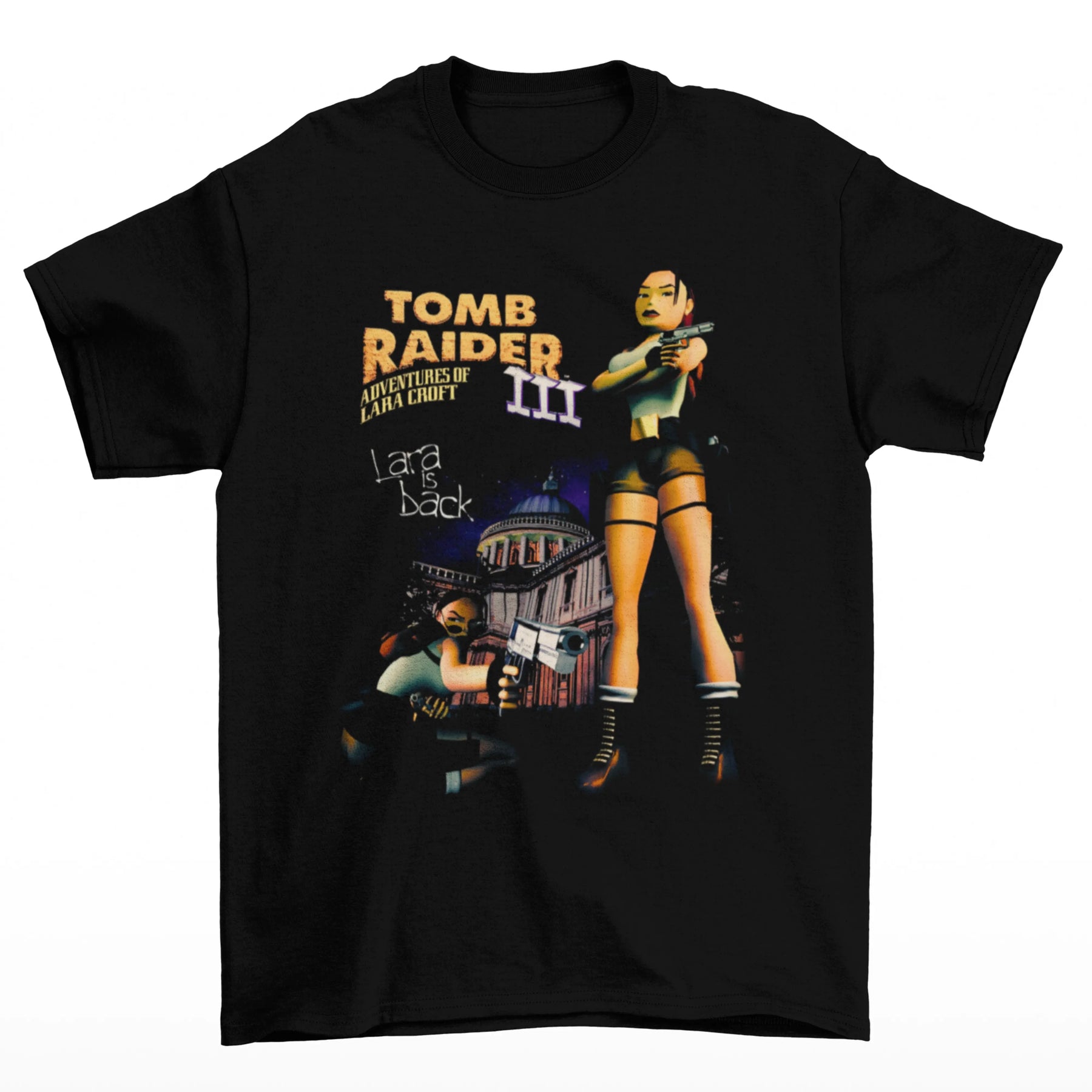 Camiseta Algodão Premium Tomb Raider III – Lara is Back