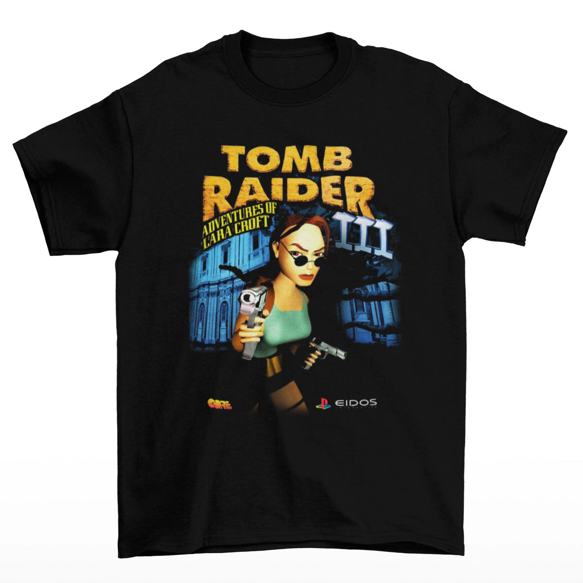 Camiseta Algodão Premium Tomb Raider III – Londres