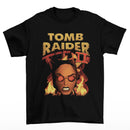 Camiseta Algodão Premium Tomb Raider II – Lara em Chamas