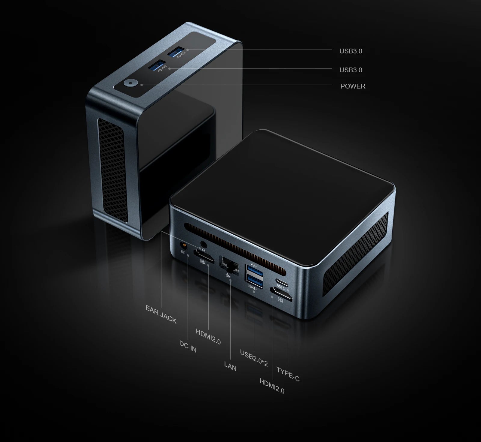 Mini PC Gamer Ryzen 5 + Batocera | 2 Controles | Emulação Completa | 10.000+ Jogos | Plug & Play