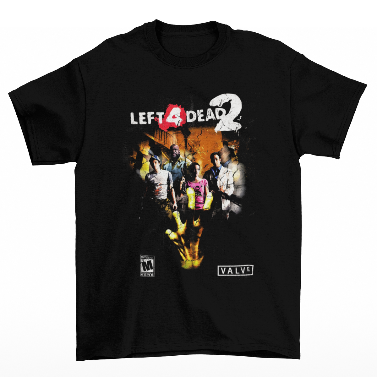 Camiseta Algodão Premium Left 4 Dead 2 – Survival Poster